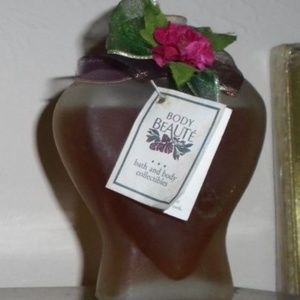 Rare Body Beaute Foaming Bath Gelee Heart Bottle